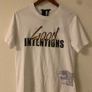 Small VLONE White Purple Short Sleeve TShirt